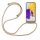 Handykette für Samsung Handyhülle mit Band Schutz Hülle Handy Tasche mit Schnur Samsung Galaxy A72 Beige / Braun