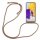 Handykette für Samsung Handyhülle mit Band Schutz Hülle Handy Tasche mit Schnur Samsung Galaxy A72 Beige / Braun