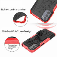 Hülle für Motorola Moto G31 / Moto G41 Schutzhülle Handytasche Handyhülle Bumper Rot