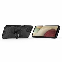 Handy Tasche für Samsung Galaxy Ring Case Hülle Outdoor TPU Back Cover Bumper  Galaxy A41 Schwarz