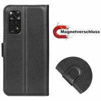Hülle für Xiaomi Redmi Note 11 / Note 11S, Schutzhülle Klapphülle Handy Tasche