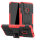 Handy Tasche Lenovo Motorola Panzer Hülle Hybrid Case Cover Schutzhülle Bumper Motorola Moto E6 Plus Rot