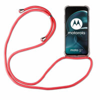 betterfon Handykette für Motorola Moto G14 Handyhülle mit Band Hülle mit Schnur Rot