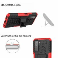 Outdoor Case Panzer Hülle Cover Huawei Handytasche Schutzhülle Handyhülle Handy Rot P40 Lite 5G