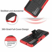 Outdoor Case Panzer Hülle Cover Huawei Handytasche Schutzhülle Handyhülle Handy Rot P40 Lite 5G