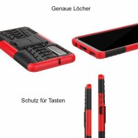 Outdoor Case Panzer Hülle Cover Huawei Handytasche Schutzhülle Handyhülle Handy Rot P40 Lite 5G