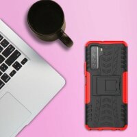 Outdoor Case Panzer Hülle Cover Huawei Handytasche Schutzhülle Handyhülle Handy Rot P40 Lite 5G