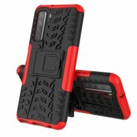 Outdoor Case Panzer Hülle Cover Huawei Handytasche Schutzhülle Handyhülle Handy Rot P40 Lite 5G