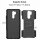 Schutz Hülle Xiaomi Handy Tasche Case Cover Silikon Schale Outdoor Handyhülle BF Xiaomi Redmi 9 Rot