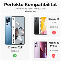 Xiaomi 12T, Hülle Schutzhülle Handyhülle...