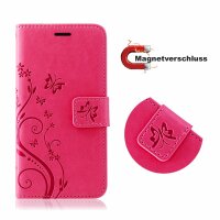 Handyhülle für ZTE Blade A31 Lite – Klapphülle Blume Pink