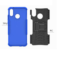 Outdoor Case Panzer Hülle Cover Huawei Handytasche Schutzhülle Handyhülle Handy Blau P20 Lite