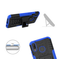 Outdoor Case Panzer Hülle Cover Huawei Handytasche Schutzhülle Handyhülle Handy Blau P20 Lite