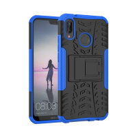 Outdoor Case Panzer Hülle Cover Huawei Handytasche Schutzhülle Handyhülle Handy Blau P20 Lite