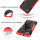Handy Tasche Lenovo Motorola Panzer Hülle Hybrid Case Cover Schutzhülle Bumper Motorola Moto G9 Power Rot
