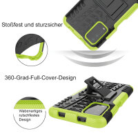 Schutz Hülle Xiaomi Handy Tasche Case Cover Silikon Schale Outdoor Handyhülle BF Xiaomi Poco M3 Grün