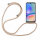 Handykette für Samsung Galaxy A05s Handyhülle mit Band Case TPU Hülle mit Kordel Beige / Braun