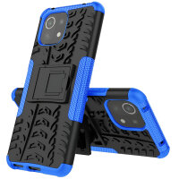 Schutz Hülle Xiaomi Handy Tasche Case Cover Silikon Schale Outdoor Handyhülle BF Xiaomi Mi 11 Lite 5G / 4G Blau