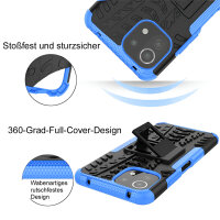 Schutz Hülle Xiaomi Handy Tasche Case Cover Silikon Schale Outdoor Handyhülle BF Xiaomi Mi 11 Lite 5G / 4G Blau