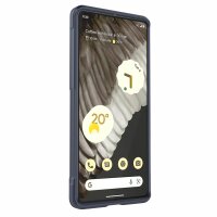 Hülle für Google Pixel 7 Pro Handyhülle Handy Tasche Back Cover Bumper TPU Case Blau