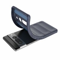 Hülle für Google Pixel 7 Pro Handyhülle Handy Tasche Back Cover Bumper TPU Case Blau