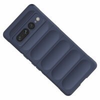 Hülle für Google Pixel 7 Pro Handyhülle Handy Tasche Back Cover Bumper TPU Case Blau