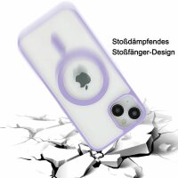 Handyhülle für Apple iPhone 14 – Magnet Case Lila