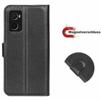 Handyhülle Oppo A76 Handy Tasche Schutz Hülle Flip Cover Wallet Case Etui Schale