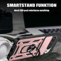 Outdoor Panzer Hülle für Google Pixel 9 / 9 Pro Handyhülle mit Kameraschutz Case Rosegold