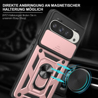 Outdoor Panzer Hülle für Google Pixel 9 / 9 Pro Handyhülle mit Kameraschutz Case Rosegold