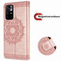 Hülle für Xiaomi Redmi Note 11s 5G / Poco M4 Pro 5G Handyhülle Handy Tasche Etui Rosegold