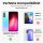 Xiaomi Hülle mit Band Schutzhülle Handykette Silikon Handy Tasche mit Schnur Neu Xiaomi Redmi Note 8T Rosa