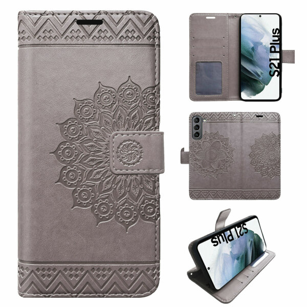 Handyhülle für Samsung Galaxy S21+ Plus 5G Hülle Handy Tasche Flip Case Etui TPU