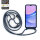 Handykette für Samsung Hanyhülle mit Band Hülle mit Kodel Smartphone Halskette Galaxy A15 Blau