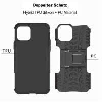 Handyhülle für Apple iPhone 11 Pro Max – Panzer Cover Schwarz