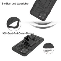 Handyhülle für Apple iPhone 11 Pro Max – Panzer Cover Schwarz