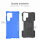 Outdoor Hülle für Samsung Galaxy S23 Ultra Handyhülle Handy Tasche Bumper TPU Blau