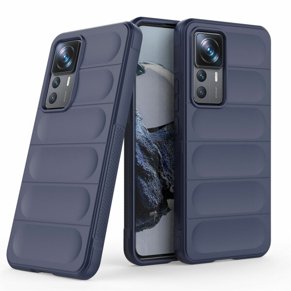 betterfon Airbag Case für Xiaomi 12T Pro 5G Hülle Handyhülle Silikon Case  Blau