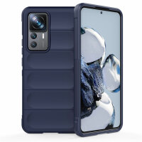 betterfon Airbag Case für Xiaomi 12T Pro 5G Hülle Handyhülle Silikon Case  Blau