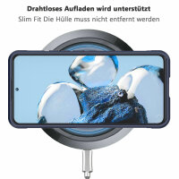betterfon Airbag Case für Xiaomi 12T Pro 5G Hülle Handyhülle Silikon Case  Blau