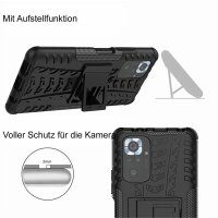 Schutz Hülle Xiaomi Handy Tasche Case Cover Silikon Schale Outdoor Handyhülle BF Xiaomi Redmi Note 10 Pro Rot