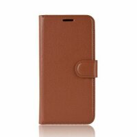 Handyhülle für ZTE Blade L8 - Klapphülle PU-Leder Braun