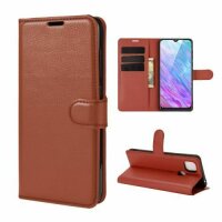 Handyhülle für ZTE Blade L8 - Klapphülle PU-Leder Braun