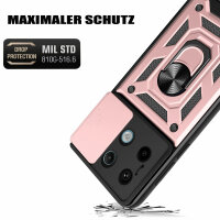 Outdoor Panzer Hülle Xiaomi Redmi Note 13 Pro 5G Handyhülle Kameraschutz Rosegold