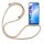 Xiaomi Hülle mit Band Schutzhülle Handykette Silikon Handy Tasche mit Schnur Neu Xiaomi Mi 10T Lite Beige / Braun