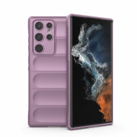 Hülle Handyhülle für Samsung Galaxy S22 Ultra - Schutzhülle Handytasche Case TPU Lila