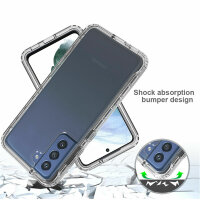 Schutz Hülle für Samsung Galaxy S21 FE 5G, Outdoorhülle Hybrid Case Cover Bumper