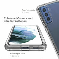 Schutz Hülle für Samsung Galaxy S21 FE 5G, Outdoorhülle Hybrid Case Cover Bumper