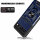 Outdoor Panzer Hülle Google Pixel 8 Handyhülle mit Kameraschutz Ringhalter Cover Blau