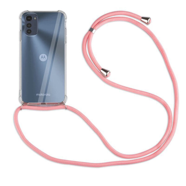 Handykette Motorola Moto E32 E32s Handyhülle mit Band Schutz Hülle Handy Tasche